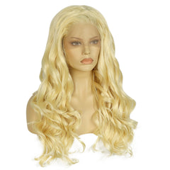 13*2 synthetic lace front wig high quality low price blonde wig for  women&1pc wigcap|G1905241