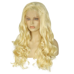 13*2 synthetic lace front wig high quality low price blonde wig for  women&1pc wigcap|G1905241