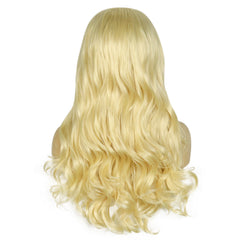 13*2 synthetic lace front wig high quality low price blonde wig for  women&1pc wigcap|G1905241