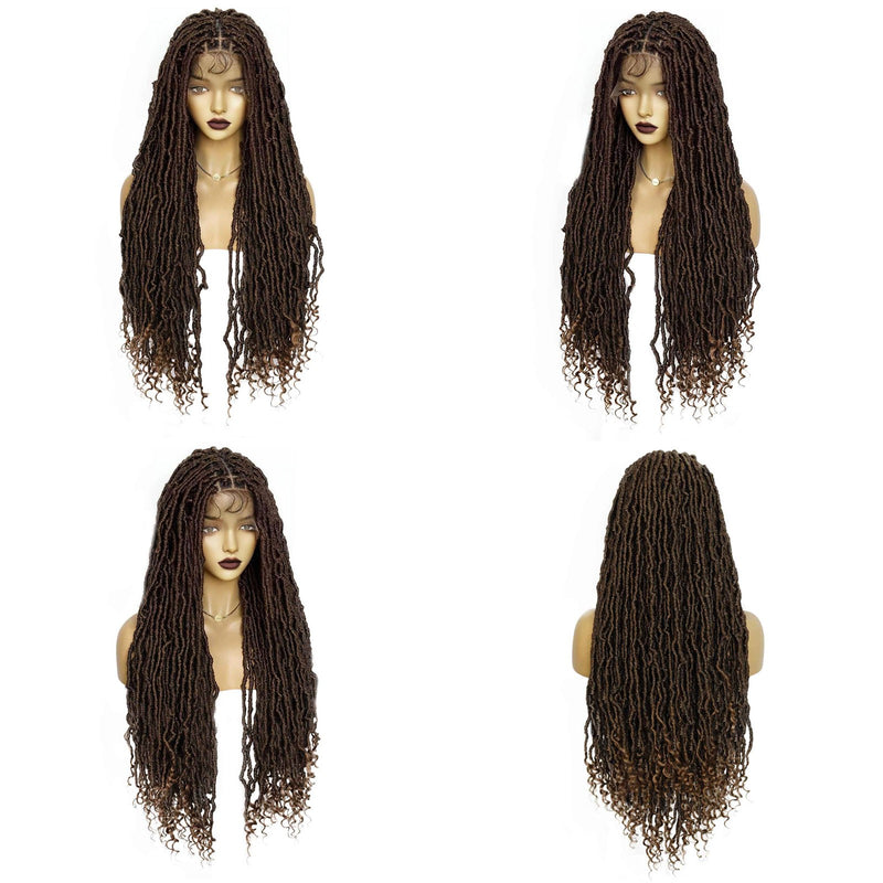 Hair 10*5 Lace Front Wigs Long Natural Hair new braid lace Brown for black women with 1pc wigcap|G1905809