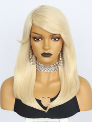 20 inches Straight Blonde Synthetic Wigs | FU2031722 - Anogol