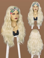 26 inch Platinum Blonde Headband Wigs for Women | DM203613 - Anogol