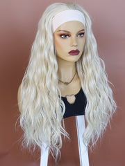 26 inch Platinum Blonde Headband Wigs for Women | DM203613 - Anogol